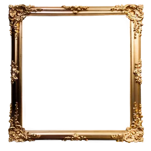 Thin Gold Frame Png 86 PNG image