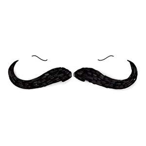 Thin Moustache Outline PNG Sea PNG