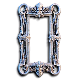 Thin Ornate Frame PNG 85