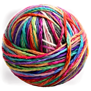 Thin Yarn Ball PNG 06212024