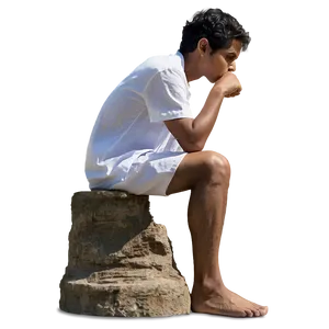 Thinker In Silence PNG 06262024 PNG