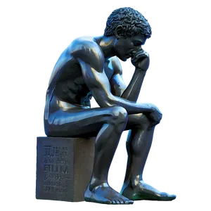 Thinker In Silence PNG 56 PNG