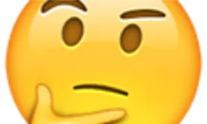 Thinking_ Face_ Emoji PNG
