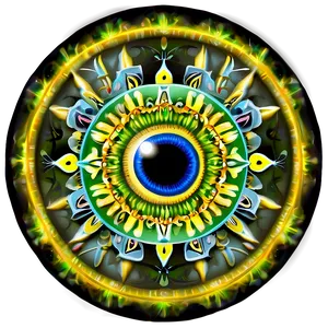 Third Eye Mandala Png 06252024 PNG image