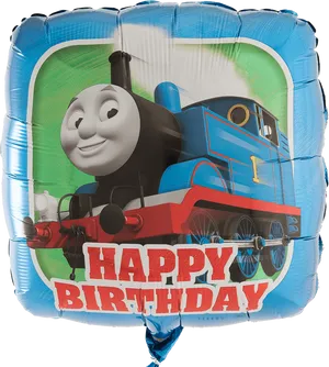 Thomas Engine Birthday Balloon PNG image