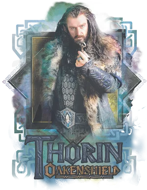 Thorin Oakenshield Hobbit Character PNG image