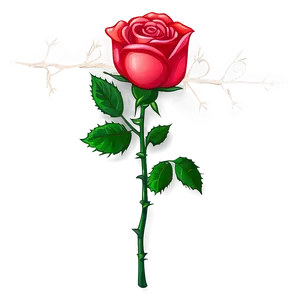 Thorny Rose Stem PNG 06132024 PNG