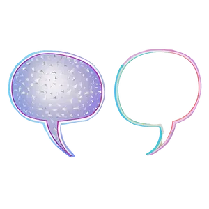 "thought And Speech Bubble PNG Varieties" 04302024