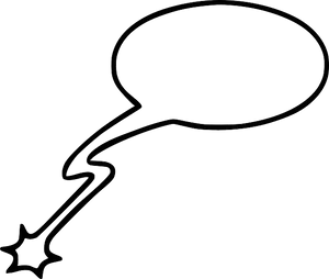 Thought Bubble Outline PNG image