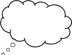Thought Bubble Outline