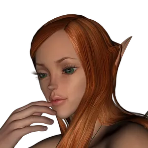 Thoughtful Elf Portrait