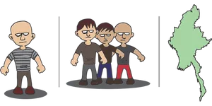 Three Stage Illusion Animation