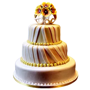 Three-tier Wedding Cake Png 76 PNG image