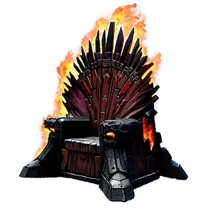 Throne Of Flames Png 05252024 PNG image