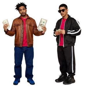 Thug Holding Money PNG 73 PNG