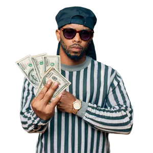 Thug Holding Money Png Lwp91 PNG image