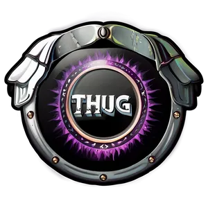 Thug Life Badge Png Mga PNG image