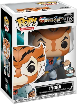 Thunder Cats Tygra Funko Pop Vinyl Figure573 PNG image