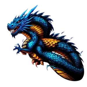 Thunder Dragon Clipart PNG 37