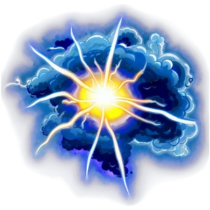 Thunder Storm Zap Png 6 PNG image