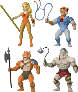 Thundercats Action Figures PNG image