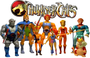 Thundercats Team Action Figures PNG image