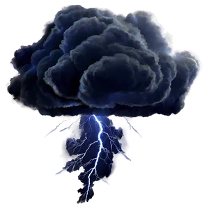 Thunderous Nimbus Storm PNG Lvc44
