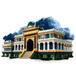 Thunderous Palace Storm PNG Qfl61 PNG