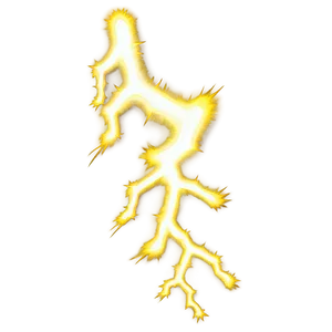 Thunderous Yellow Lightning Png 21 PNG image