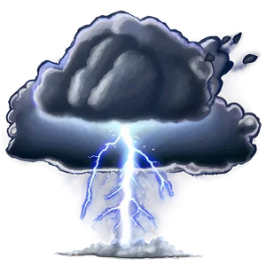 Thunderstorm Blast Png 06252024 PNG image