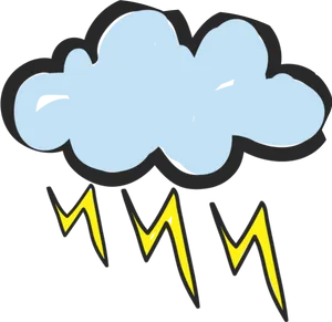 Thunderstorm Cloud Clipart PNG
