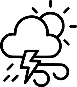 Thunderstorm Weather Icon PNG