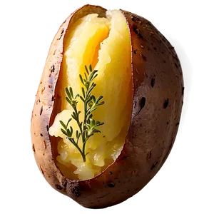 Thyme Baked Potato PNG Jwn14