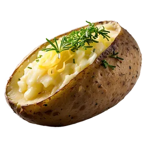 Thyme Baked Potato PNG Uhh