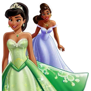 Tiana Princess Dress Png 98 PNG image