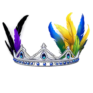 Tiara With Feathers Png 39 PNG image