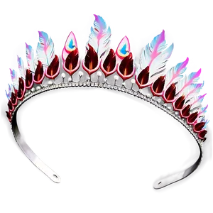 Tiara With Feathers PNG 72