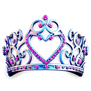 Tiara With Hearts PNG Qxe