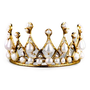 Tiara With Pearls Png 05252024 PNG image