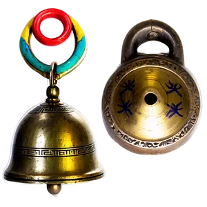Tibetan Prayer Bell PNG 06212024 PNG
