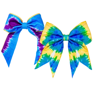 Tie-dye Cheer Bow PNG 06212024