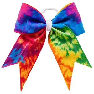 Tie-dye Cheer Bow PNG 64 PNG