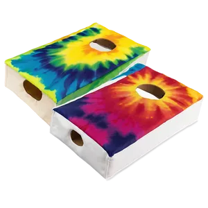 Tie-dye Cornhole Bag PNG Lgt