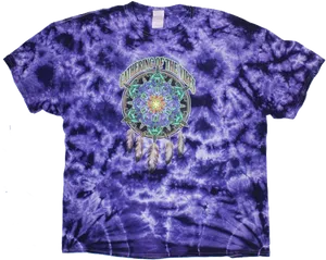 Tie Dye Dreamcatcher T Shirt PNG image