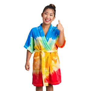Tie-dye Fun Robe PNG 06132024 PNG