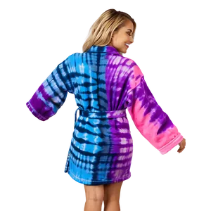 Tie-dye Fun Robe PNG Ngw38 PNG