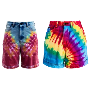 Tie-dye Jorts Cool PNG 25 PNG