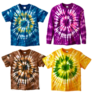 Tie Dye Shirt Collection PNG 06282024