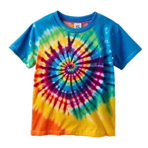 Tie Dye Shirt For Kids PNG Bnx