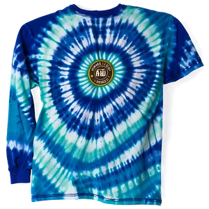 Tie Dye Shirt With Logo PNG Bma
